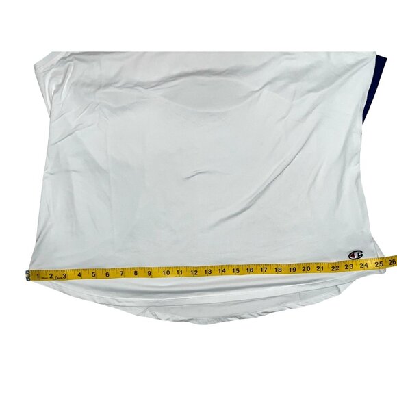 Champion Sleeveless Crew Neck Active Open Back Active Tank Top Sz XXL Womens Whi - Picture 13 of 14